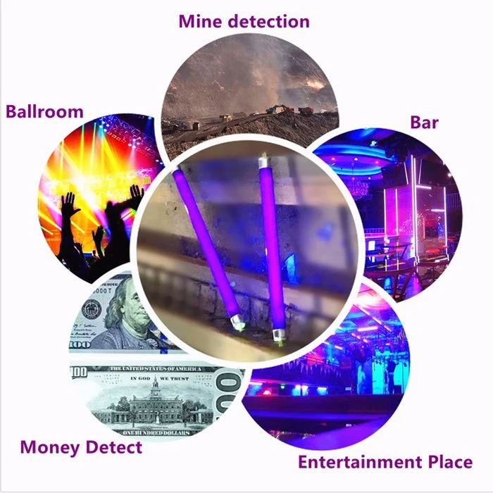 Applicable places for T5 4W BLB Money Detect light